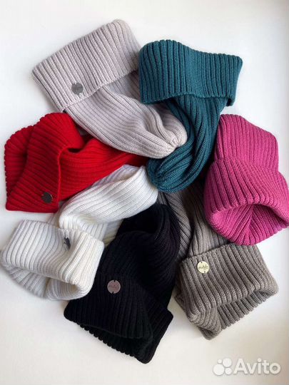 MiAgko - Премиум шапка бини меринос демисезонная