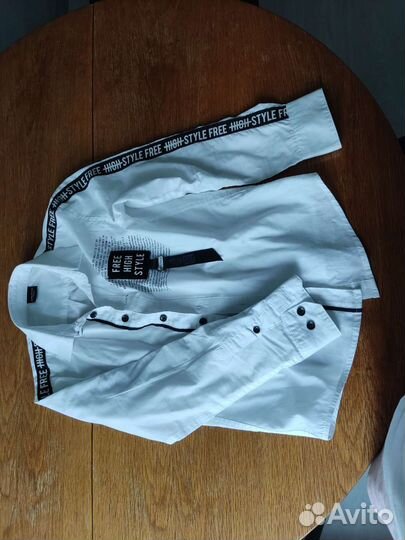 Рубашка на мальчика 134