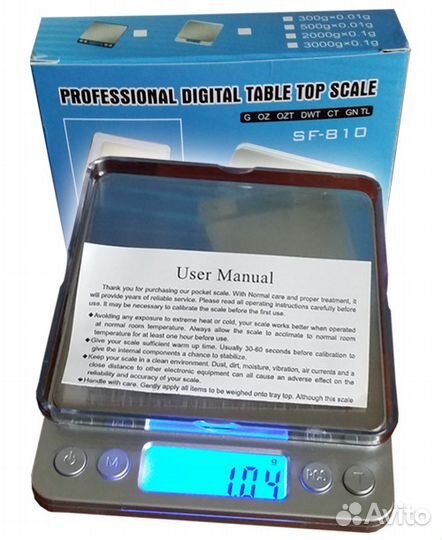 Мини весы Professional digital table top scale