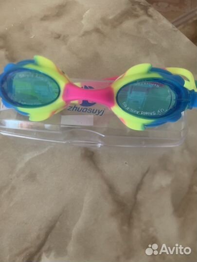 Очки для плавания детские новые