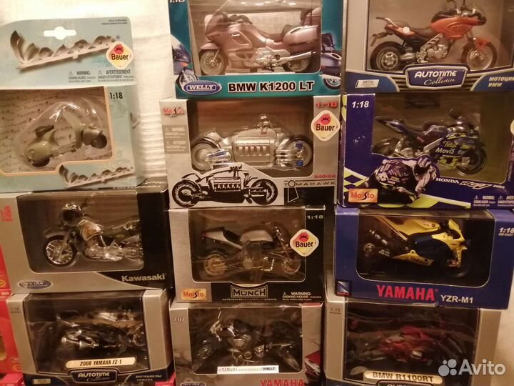 Модели мотоциклов 1:18