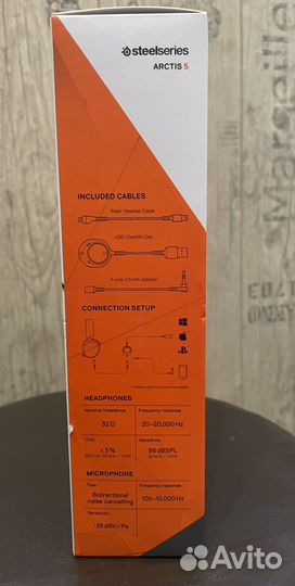 Наушники steelseries arctis 5