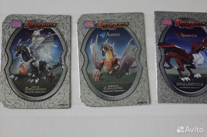 Игровые карточки Драконы (Megabloks)