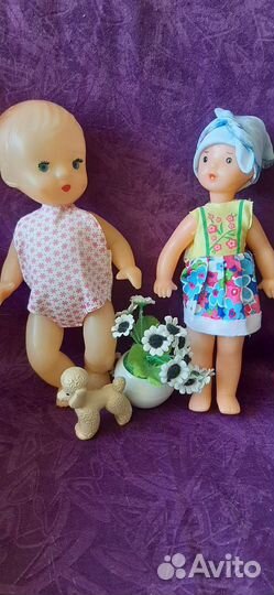 Куклы рельефные винтаж