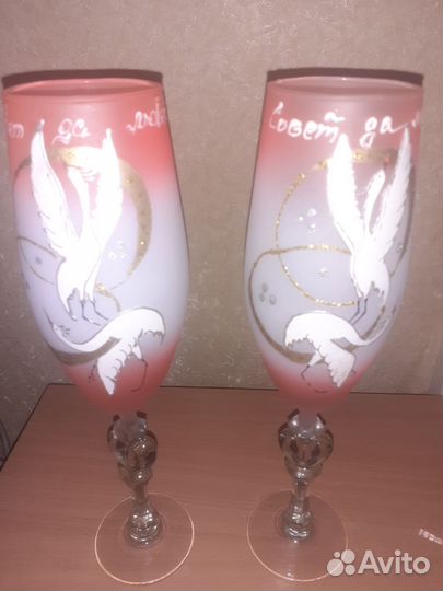 Свадебные фужеры