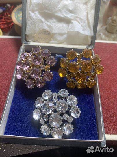 Броши яблонекс винтаж