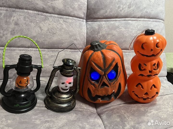 Декор для хеллоуна тыквы черепа