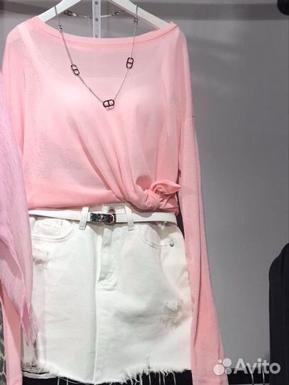 Лонгслив тонкий летний женский 42-48