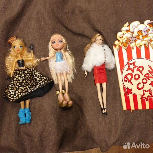 Куклы барби, монстер хай, энчантималс, братц