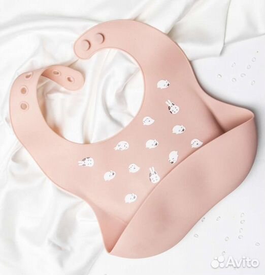 Слюнявчик нагрудник силиконовый