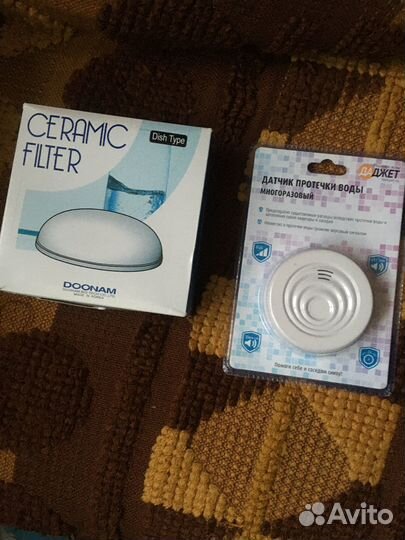 Датчик протечки и керамический фильтр воды