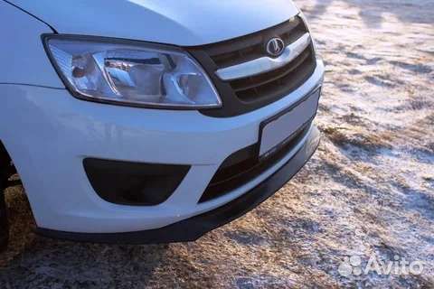 Сплиттер,губа переднего бампера Калина-2, Гранта