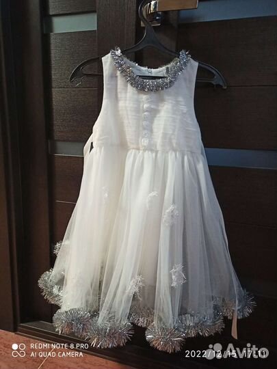 Платье снежинки