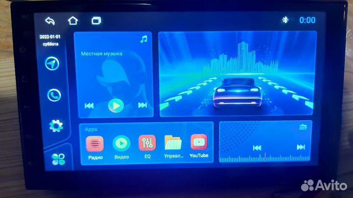 Магнитолла 2 Din Андроид и простая
