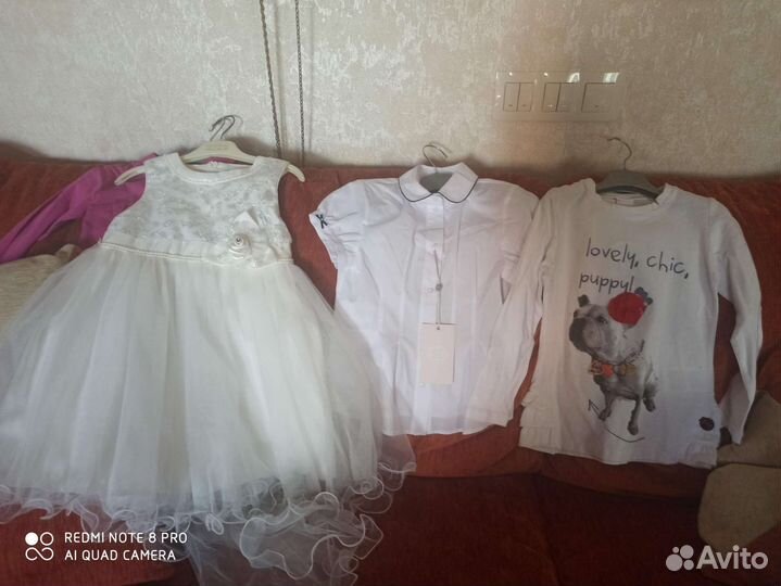 Детская одежда для девочек новая
