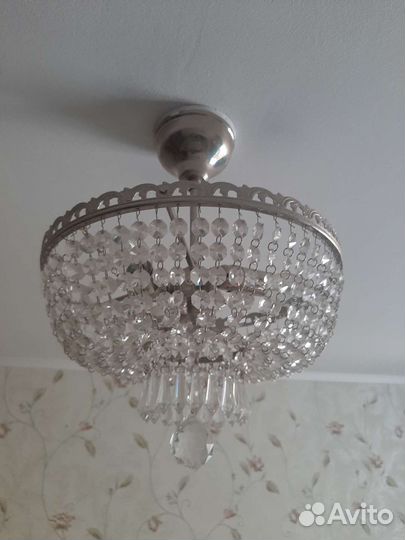Люстра хрустальная чехия