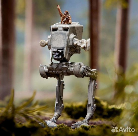 Hot Wheels At-St with Chewbacca
