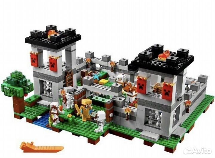 Майнкрафт крепость 4 в 1