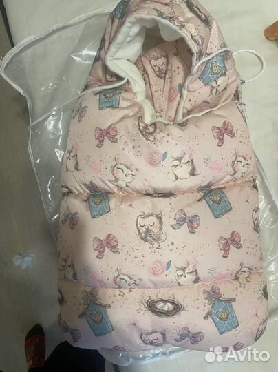 Конверт кокон на выписку