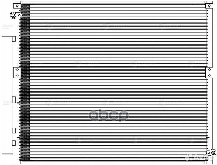 Радиатор кондиционера Toyota Land Cruiser Prado