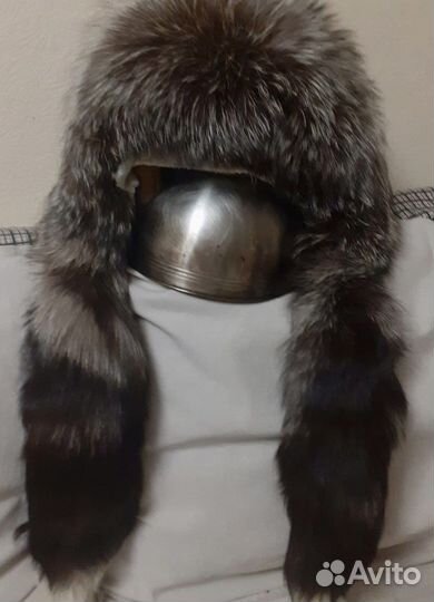 Шапка-эскимоска из чернобурки