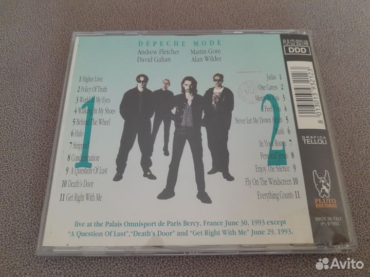 CD Depeche mode, live devotional tour