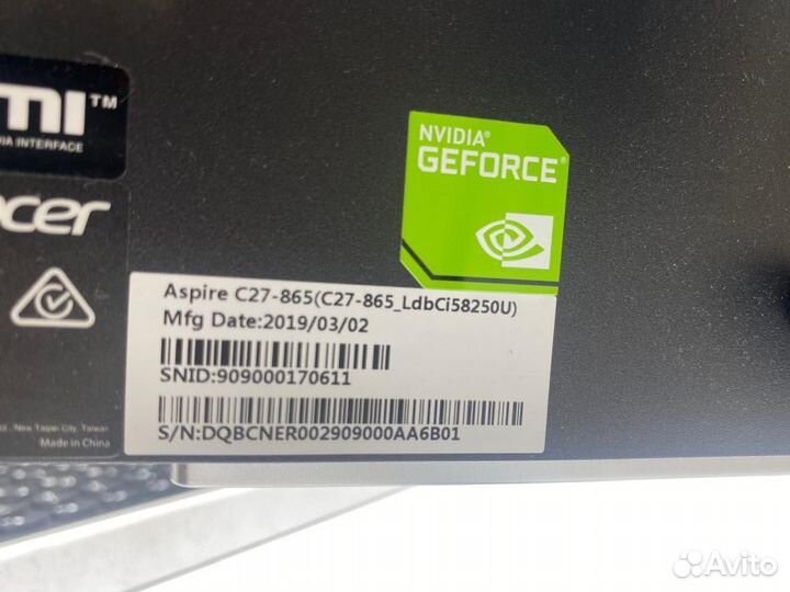 Моноблок Acer aspire