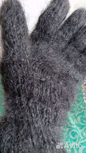 Супер- пуховые мужские перчатки и женские варежки