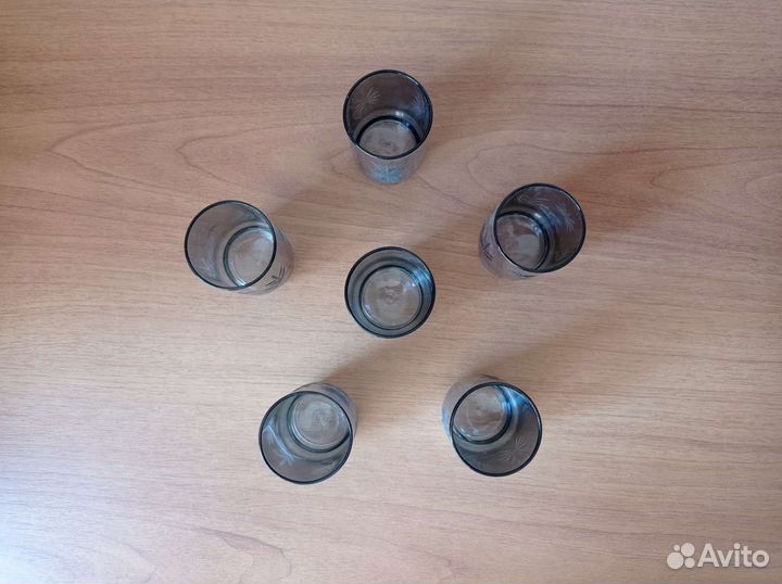 Рюмки цветное стекло СССР