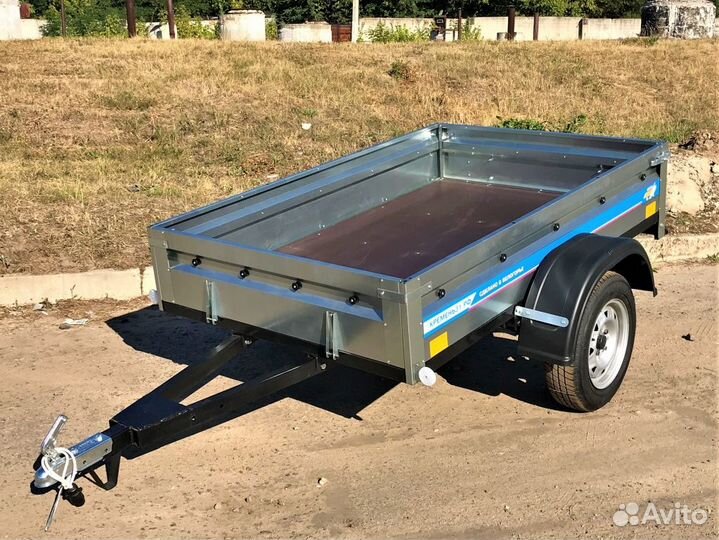 Прицеп Кремень стандарт 2,0 борт 31 см + самосвал