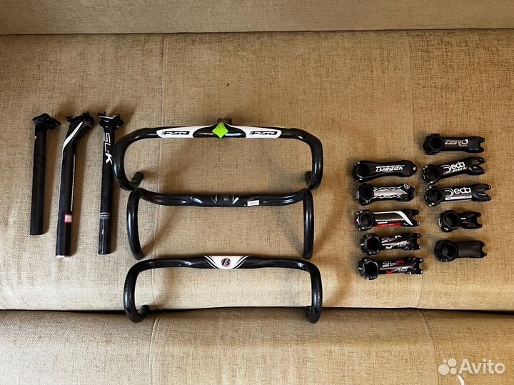 Мощемеры, рули, сёдла, выносы, подседелы