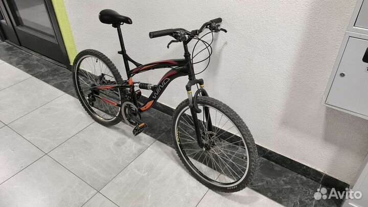 Велосипед Wind горный двухподвес 18 рама 26 колёса