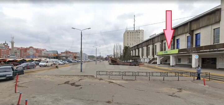 Торговая площадь, от 50 до 256 м² жд вокзал Лиски