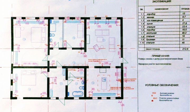 Дом 212 м² на участке 1,1 га