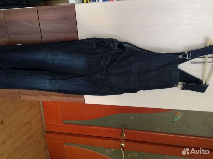 Джинсовый комбинезон для беременных