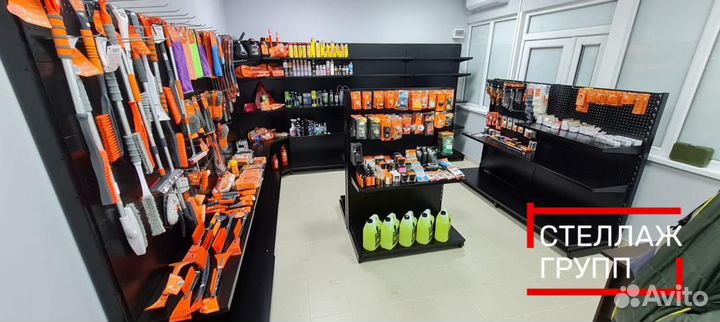 Торговые стеллажи новые для магазина