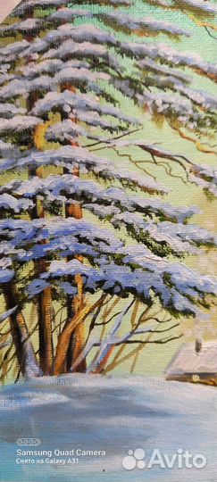 Холст на картоне