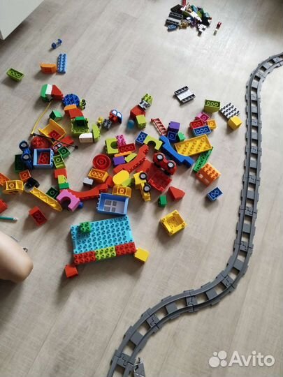 Lego duplo поезд большой