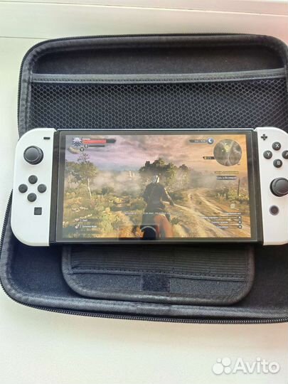Nintendo switch oled прошитая 256 Гб + 27 игр