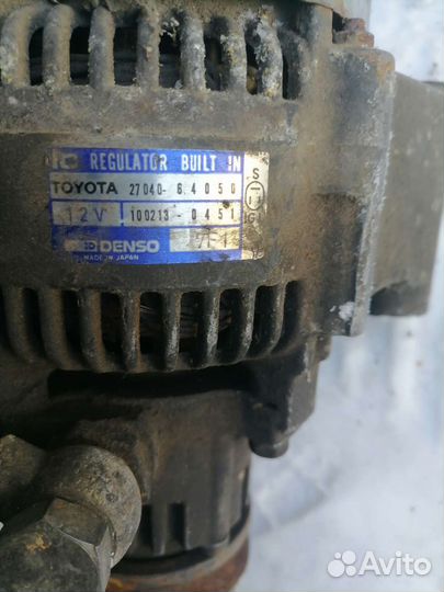 Генератор Toyota 1С, 2С