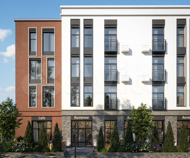 1-к. квартира, 45,2 м², 2/4 эт.