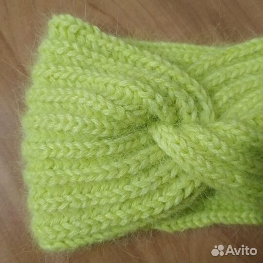 Повязка на голову женская из пуха норки