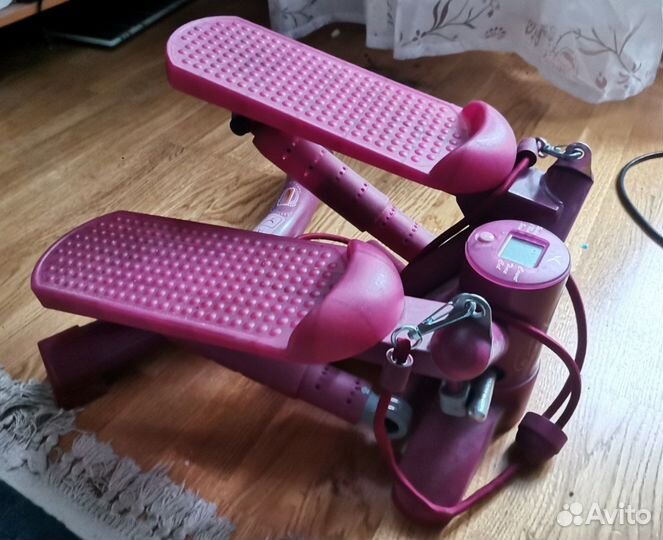 Поворотный мини-степпер Decathlon domyos розовый