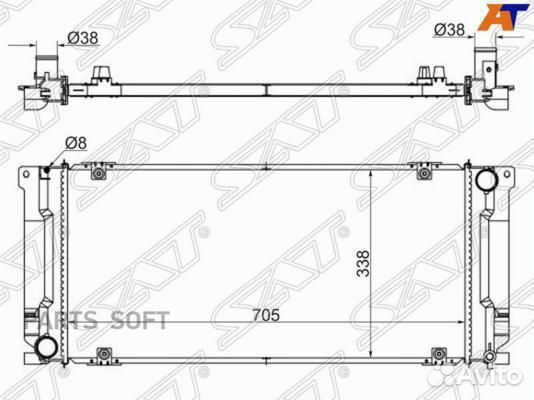 Радиатор охлаждения Газель Некст (евро-4) 12- 2.8