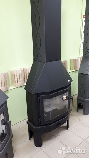 Камин Мюнхен Пристенно-угловой чёрный