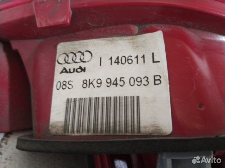 Фонарь крышки багажника левый Audi A4 B8 8K2 / 8K5