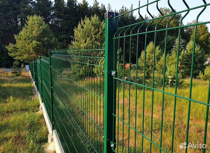 Забор из 3D сетки Под Ключ + Доставка