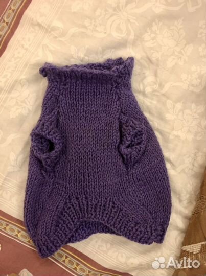 Тёплый свитер, для маленькой собачки, по спинке 22