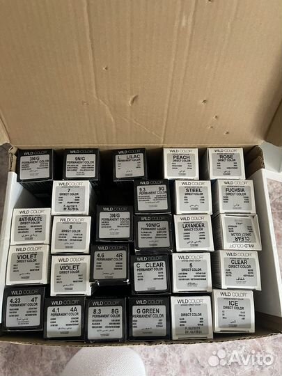 Красители коробкой
