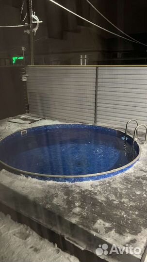 Бассейн морозостойкий Лагуна 1.5м,1.25м, Монтаж